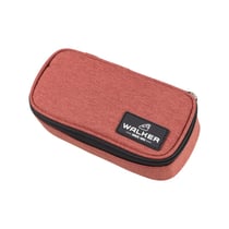 Grande trousse - Plumier - Scolaire - Rouge foncé rust - Walker