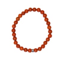 Bracelet Jaspe Rouge Perles rondes 6 mm - Omsaé