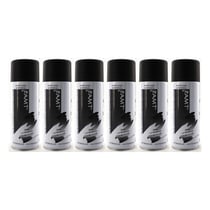 Lot de 6 bombes de peinture - Noir - Mat - 330ml - Amt