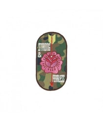 Ecussons Thermocollant Militaire 5 X 6 cm - Mediac Strong & fearle vert