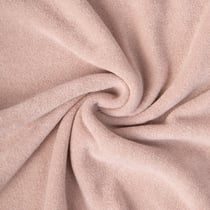 Tissu Jersey Velours Eponge Lua uni Taupe
