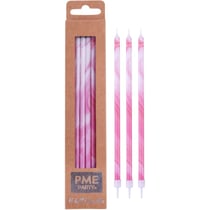 6 Bougies Hautes - Rose Mabré