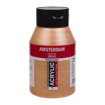 Peinture acrylique 1000 ml - Amsterdam Standard Series - Or Foncé 803 - Semi-opaque