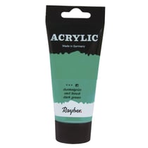 Acrylic, vert foncé, Peint.acrylique d'artistes, tube - 75ml