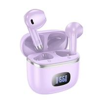 Ecouteurs Bluetooth Sans Fil Avec Affichage LED Et Longue Autonomie Violet 2 YONIS