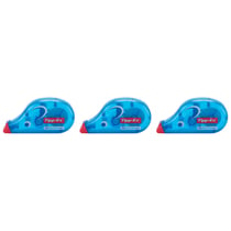 Ruban correcteur TIPP-EX Pocket Mouse - Lot de 3 - 4,2 mm x 10 m - Bleu translucide