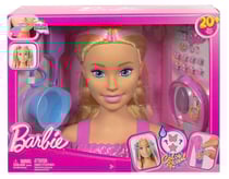 Tete a coiffer barbie chevelure blonde et accessoires - color reveal - mattel - jfg81