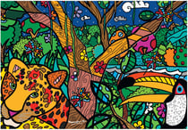 Puzzle 1000 pièces - Romero Britto - Amazon - Bluebird Puzzle