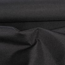 Tissu Piqué Polyester Imperméable uni Noir