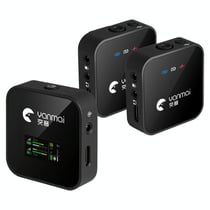 Microphone Sans Fil 2 En 1 Avec Réduction De Bruit Et Écran LED YONIS