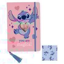 Carnet de Notes Stitch Disney Cœur Paillettes - You are Magical