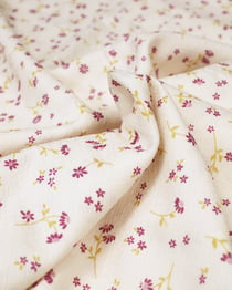 Jacquard marguerite - 1 m x laize