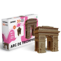 Cartonic® Sculpture-Puzzle 3D carton - l'Arc de Triomphe