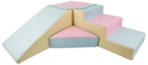 Set de 4 blocs en mousse pour le jeu rose, bleu, jaune - Velinda
