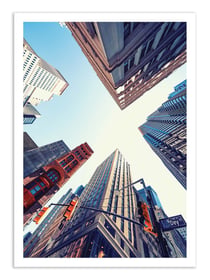 Affiche 50 x 70 cm -  Manhattan corner - Manjik Pictures
