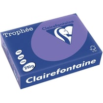 Ramette de papier - A4 - Violet - 210g - Impression - 250 feuilles - Clairefontaine Trophée
