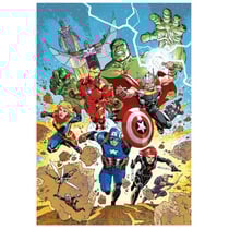 Puzzle avengers : l'attaque des super heros marvel 300 pieces - supercolor - clementoni - 21728
