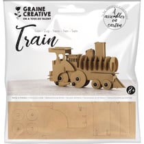 MAQUETTE TRAIN CARTON 190x110x40 mm