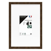 Cadre photo Wild ébène 20x30/A4 cm avec passe-partout 18x24 cm