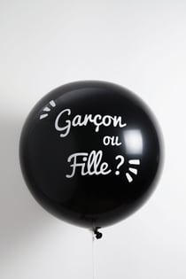 1 BALLON BABY SHOWER FILLE - 61 CM