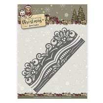 Die matrice de découpe embossage Yvonne Créations HOLLY BORDER 10112