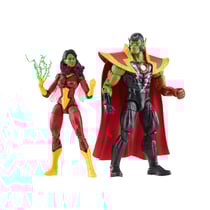 Avengers Marvel Legends - Figurines Skrull Queen & Super-Skrull 15 cm