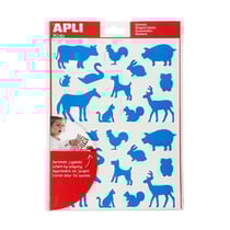 Gommettes permanentes Animaux de la ferme x 240