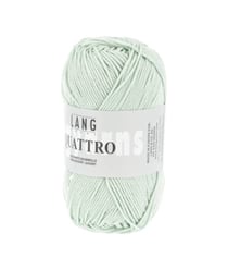 Fil à tricoter 100% coton QUATTRO - Lang Yarns 58 Vert