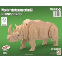 Maquette en bois Rhinocéros