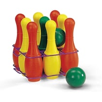 Rolly jeu de quilles – 9 pièces 2 boules - Rolly Toys
