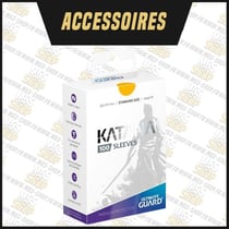 Ultimate Guard - Pack de 100 pochettes Katana Sleeves taille standard Jaune