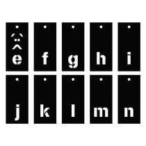 70 pochoirs alphabet - Artemio