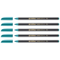 Lot de 5 feutres de coloriage métallisé EDDING 1200 - Vert métallisé - Pointe ronde 1-3 mm