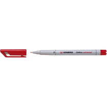 Lot de 10 feutres pour transparent OHPen - STABILO - Pointe fine - Rouge