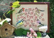 Kit Point Compté Lin Les Oiseaux De Gaspard