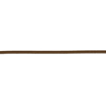 Bobine 100m élastique rond marron café 1mm