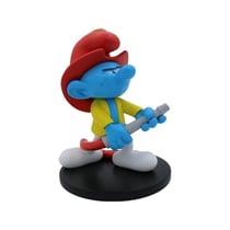 Les Schtroumpfs - Statue Schtroumpf Pompier 12 cm - Puppy