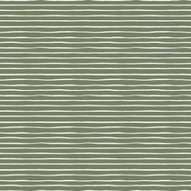 Tissu Jersey Coton Rayé blanc sur fond Vert kaki