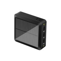 Batterie Externe Compacte Rechargeable Solaire & USB – Triple sortie USB – 10000mAh