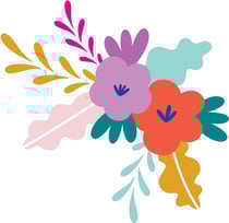 2 pochoirs kraft fleurs 20x20cm - Artemio