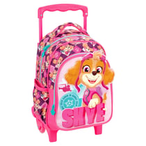 Sac à dos à roulettes Pat Patrouille Sky Rose 30 CM Maternelle