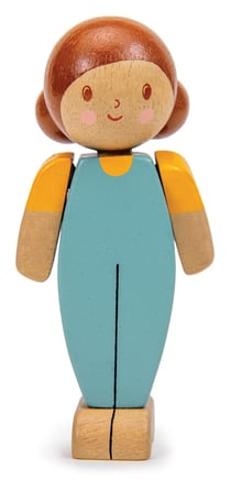 Poupée Une Famille - Caramel Mère - Tender Leaf - En bois - 5cm