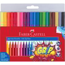 Etui de 20 feutres de couleur avec grip Faber-Castell
