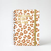 Agenda Semainier Janvier 2026 - Décembre 2026 White Leopard - Women Warriors