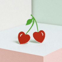 Patch brodé thermocollant Cerises