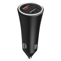 Chargeur allume cigare Double Sortie USB 37W Charge rapide D'origine Xiaomi Noir