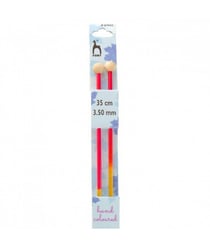 Aiguilles à tricoter 35 cm Bois Flair Du N°3 au 10 - Pony taille n°3,5