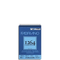 Bloc multitechnique Fabriano 1264 - Papier 300 g/m² - 15 feuilles - A5 - Spirale