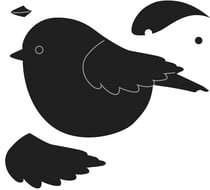 Matrices de découpe oiseau  - Artemio