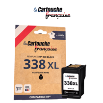 Cartouche Compatible HP 338XL Noire - La Cartouche Française